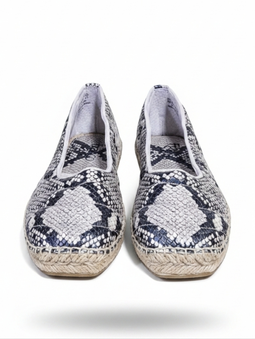 FRANCO SARTO | KIYA SNAKESKIN FAUX LEATHER QUILTED ESPADRILLES